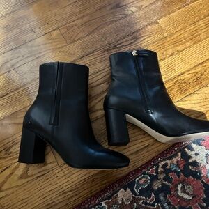 Cole Haan black ankle booties